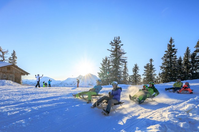 Rodeln auf der Hochwurzen © Martin Huber